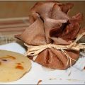 Aumoniere de crepe au chocolat noisette,[...]