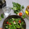 Salade de haricots vert aux herbes