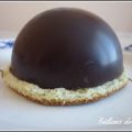 Dôme au chocolat au coeur d'orange