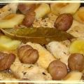 Filets de poulet aux marrons et pommes, Recette[...]