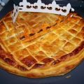 Galette des rois frangipane citron framboise.,[...]