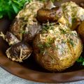 Pommes de terre farcies aux cèpes