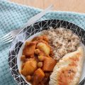 Curry de butternut et navets nouveaux