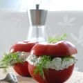 Tomates farcis de fromage blanc...