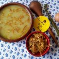 Soupe Versailles (à l'oeuf, asperges et chips[...]