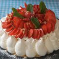 La pavlova aux fraises