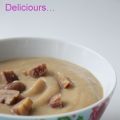 Velouté de châtaignes au lait