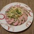 Salade de cervelas et gruyère