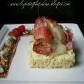 Risotto à la pancetta et poire fondante au[...]