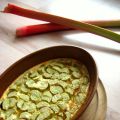 Clafoutis à la rhubarbe