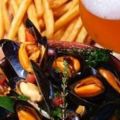 Moules marinières avec frites