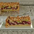Tarte croustillante cerises / pistache