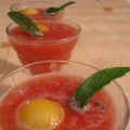 La soupe de melon et pastèque, Recette Ptitchef