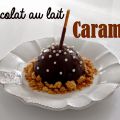 Mousse chocolat au lait et caramel crémeux