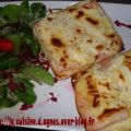 Croque monsieur poulet emmental-comté, Recette[...]