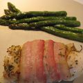 Filets de morue citronnée au romarin et bacon