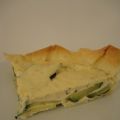 Tarte fine courgette au parmesan et basilic
