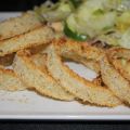 Rondelles d'oignons cuites au four