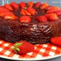 Gâteau à la fraise sans gluten
