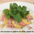 Rosace de cervelas et pomme de terre, salade de[...]