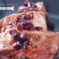 Filet de porc caramélisé érable et betteraves