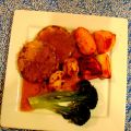  Steak de seitan avec pommes de terre, brocoli[...]