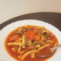 Soupe minestrone (macaroni, poireau, carotte,[...]