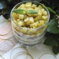 Verrine de fromage blanc, pommes et Petit[...]