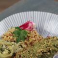 Saumon en croûte de pesto asiatique