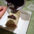 Bûche du solstice et crêpes aux canneberges