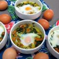 Epinards et oeufs à l'indienne à ma façon