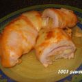 Roulés de poulet au bacon et au fromage,[...]