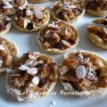 Tartelettes aux pommes, fruits secs et cannelle