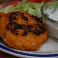 Galettes de patate douce au maïs