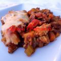 Chili de dinde et de légumes gratiné