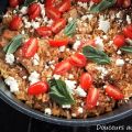 Poulet et orzo aux tomates cerises