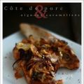Côtes de porc aux oignons caramélisés sans[...]