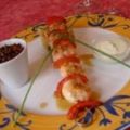 Brochette de langoustines au râpé de fenouil et[...]