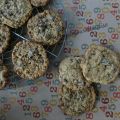 Cookies aux flocons d'avoine et chocolat