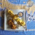 Brochettes de tofu à l'indonésienne et oignons[...]