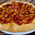 Tarte rustique aux prunes