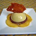 Bavarois à la pistache en demi sphère, pommes[...]