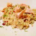 Risotto au Saumon, Aneth et Citron vert