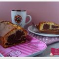 Cake marbré chocolat vanille - Bolo marmoreado[...]