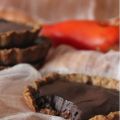 Tartelettes chocolat-poivrons-balsamique