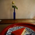 cheese cake de tofu à la rosée de fraise