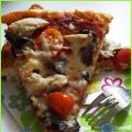 Pizza aux oignons caraméliser et poulet[...]