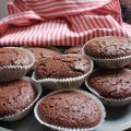 Muffins aux chocolat et à la fleur d'oranger