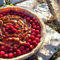 Tarte sablée au pain d'épices, figues,[...]