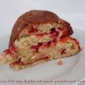 Brioche au kaki et aux pralines roses